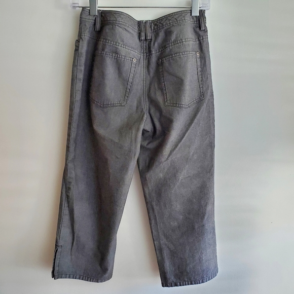 LIZ CLAIBORNE Capri Denim Gray Size 4 - Picture 7 of 8
